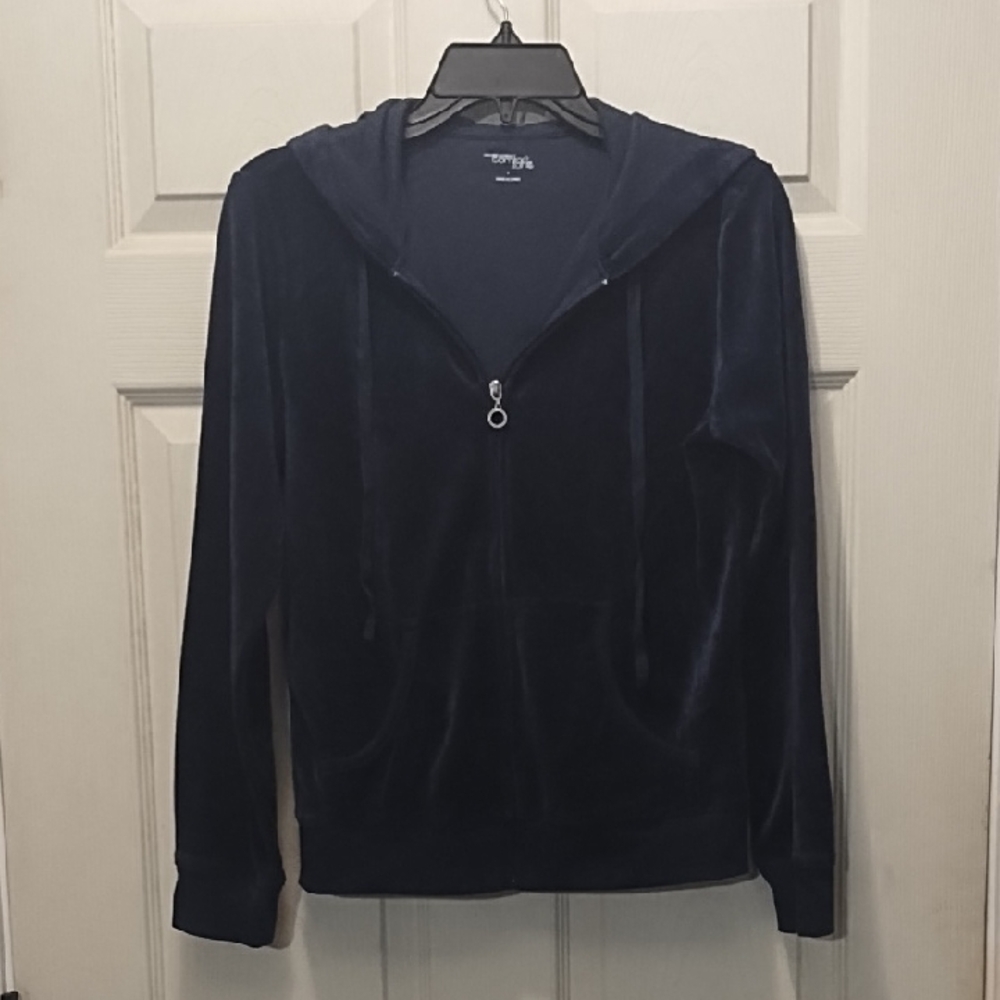 Comfort Zone Navy Zip Hoodie
